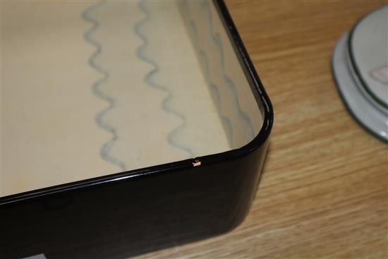 A lacquered Japanese box